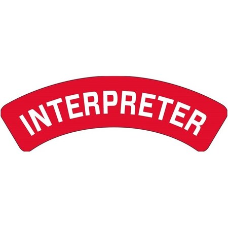 INTERPRETER, 1 X 3, HARD